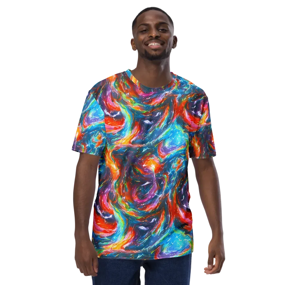 Chromatic Maelstrom on Men's Crew Neck T-Shirt — Front