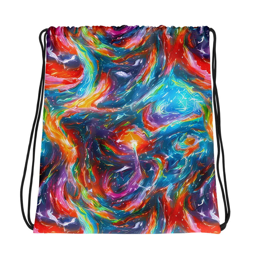 Chromatic Maelstrom on Drawstring Bag — Photo