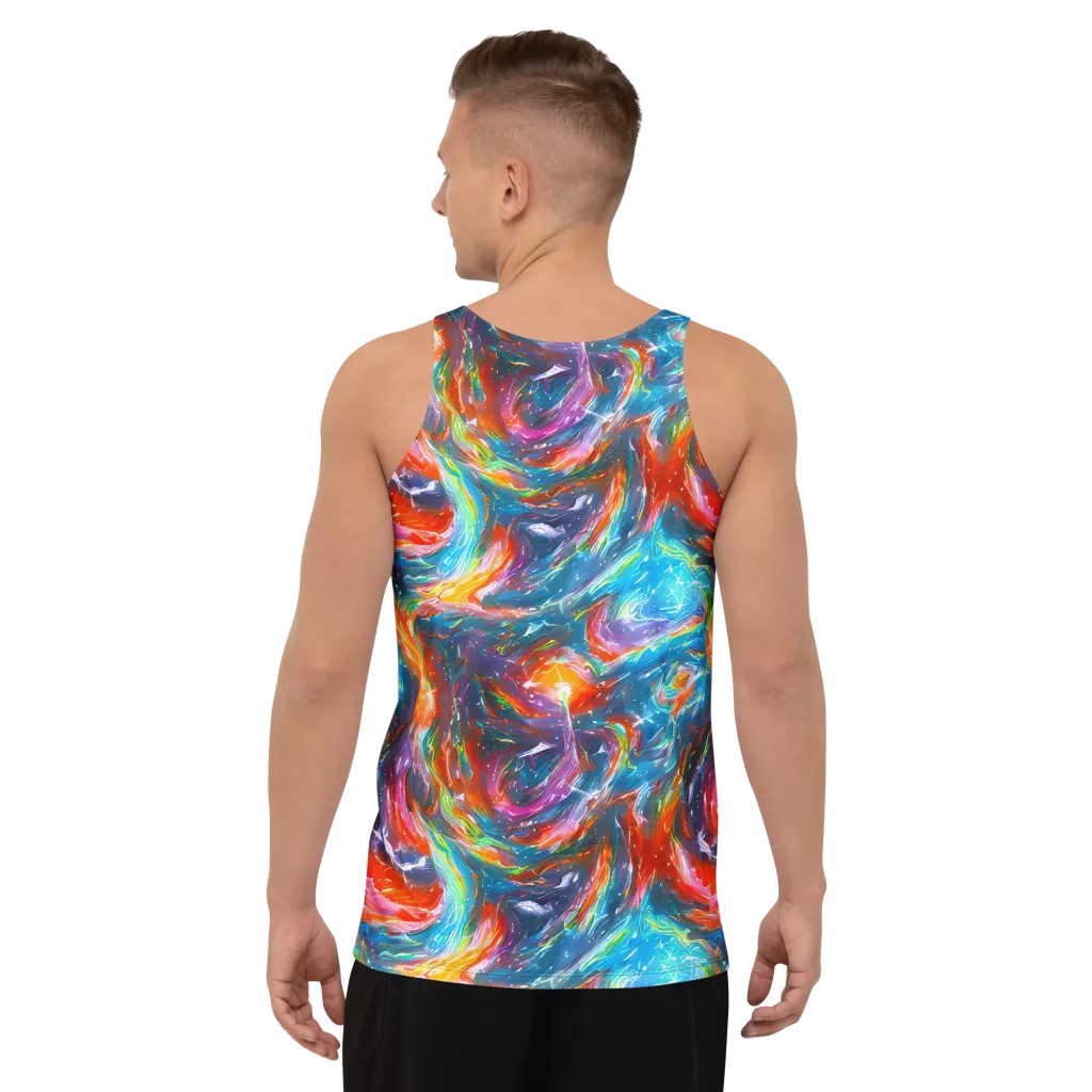 Chromatic Maelstrom on Men's Tank Top — Back