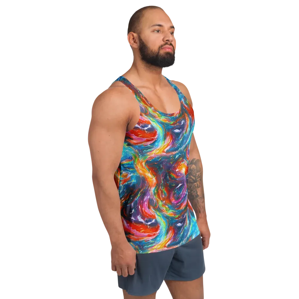 Chromatic Maelstrom on Men's Tank Top — Right Front