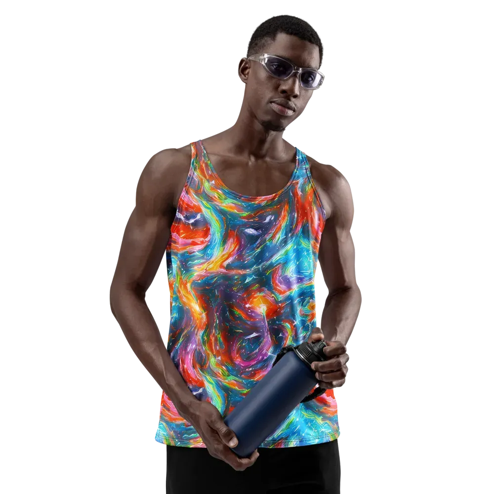 Chromatic Maelstrom on Men's Tank Top — Front