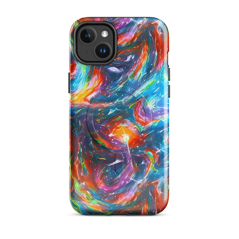Chromatic Maelstrom on MagSafe Tough Case for iPhone® — Front