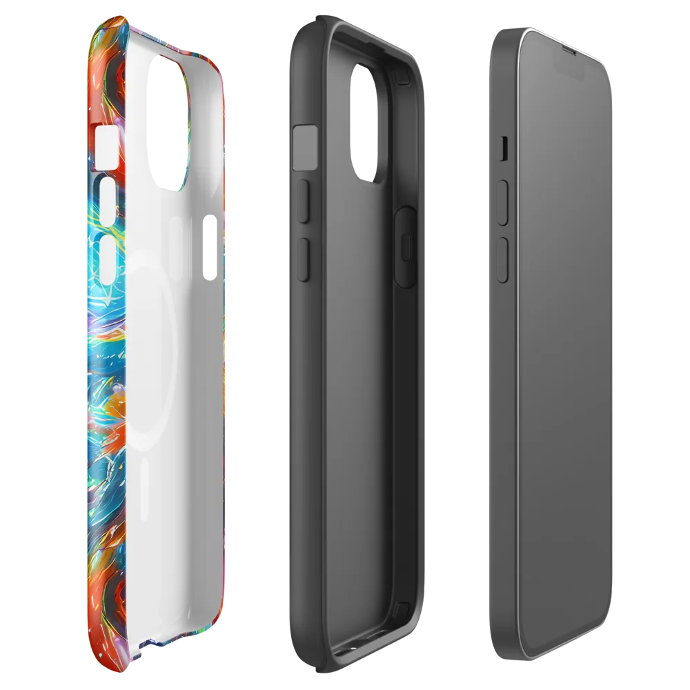 Chromatic Maelstrom on MagSafe Tough Case for iPhone® — Front