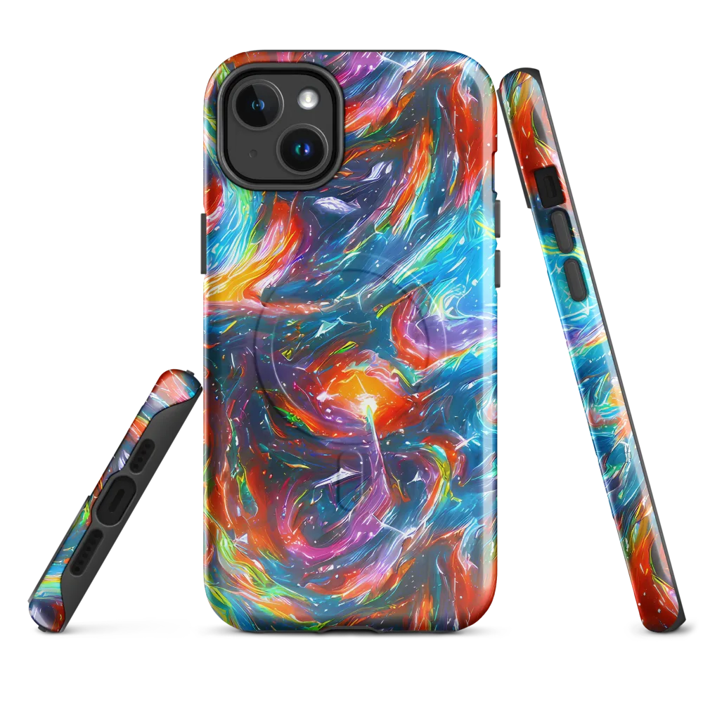 Chromatic Maelstrom on MagSafe Tough Case for iPhone® — Front