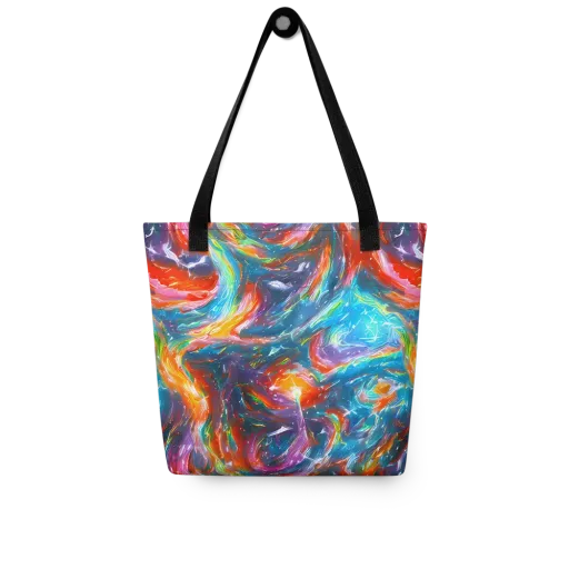Chromatic Maelstrom on a Tote Bag