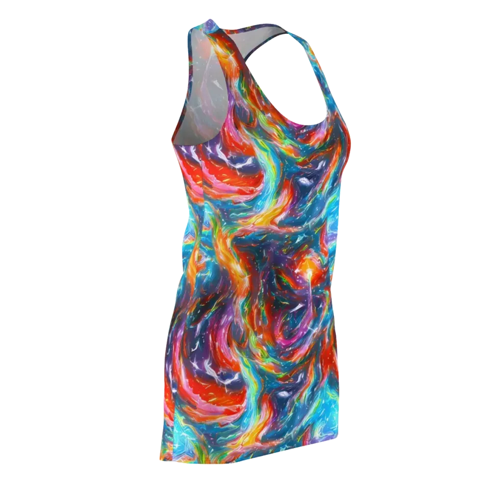 Chromatic Maelstrom on Racerback Dress — Front Side