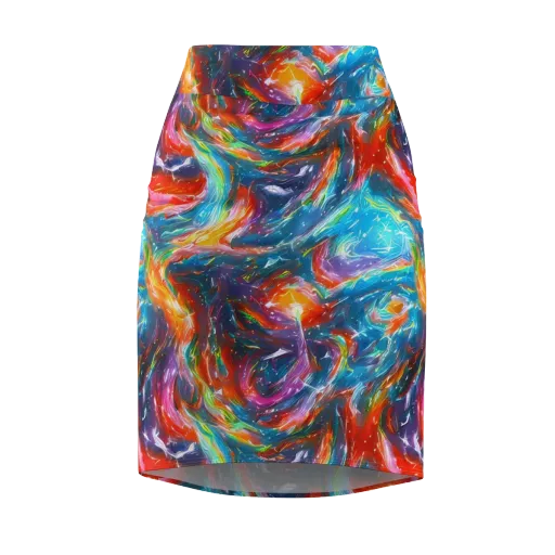 Chromatic Maelstrom on a Pencil Skirt