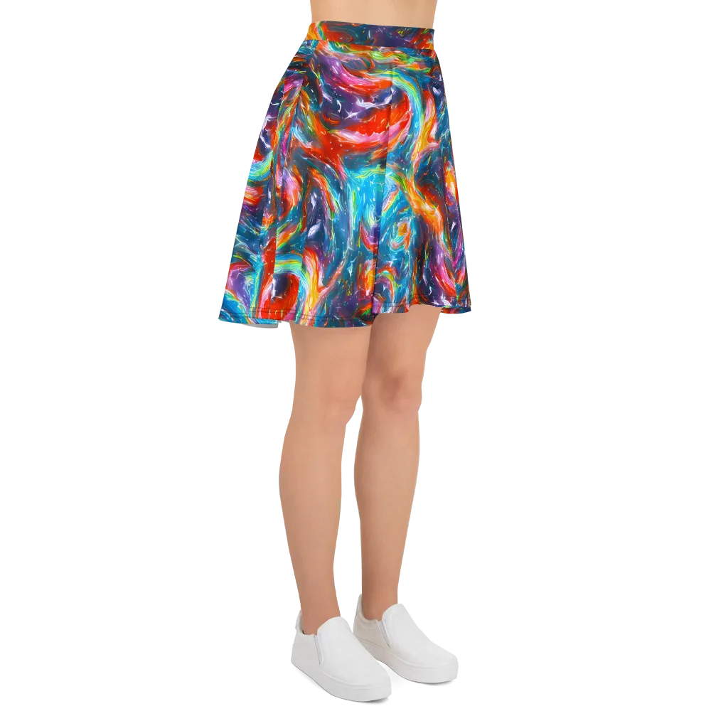 Chromatic Maelstrom on Skater Skirt — Right