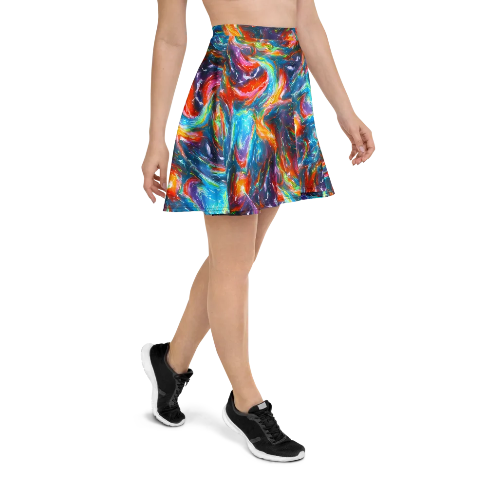 Chromatic Maelstrom on Skater Skirt — Right