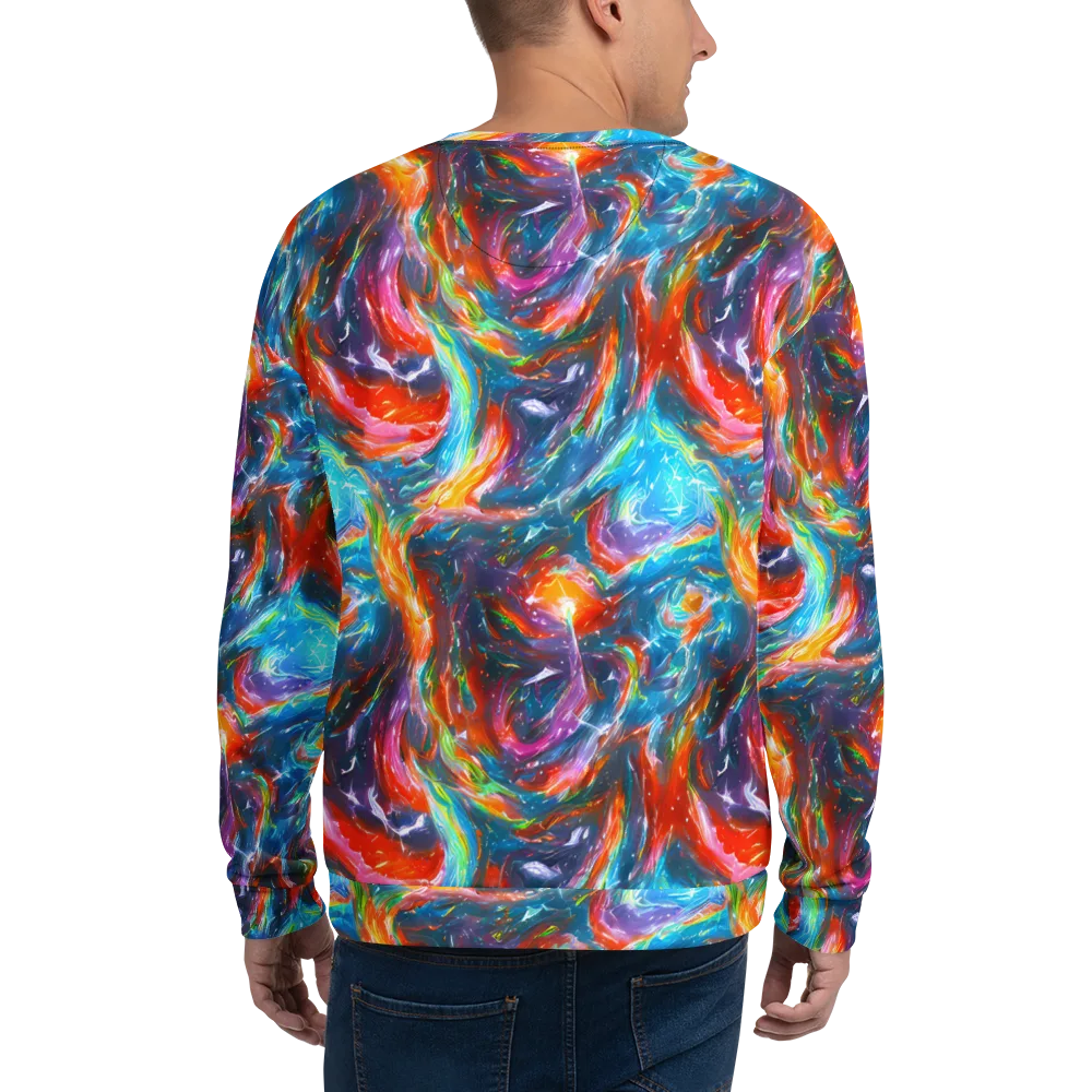 Chromatic Maelstrom on Sweatshirt — Back