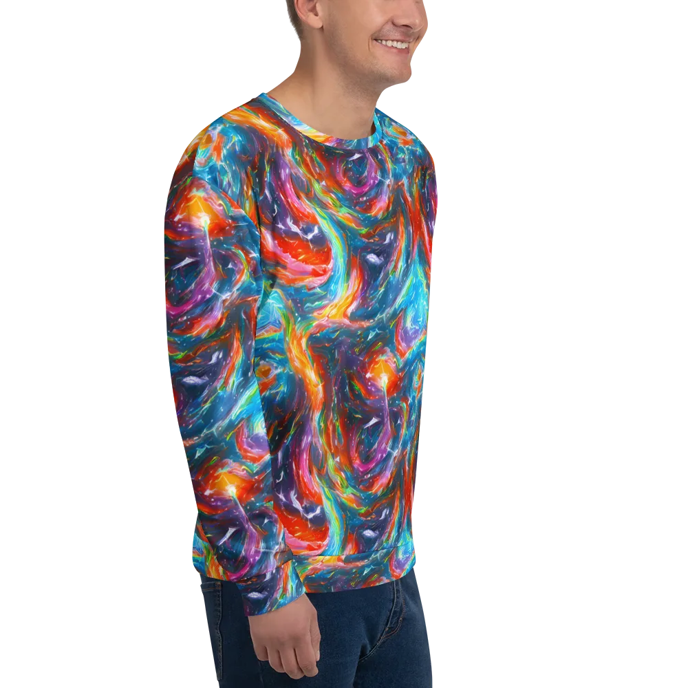 Chromatic Maelstrom on Sweatshirt — Right Front