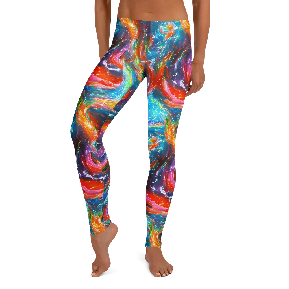 Chromatic Maelstrom on Leggings — Front