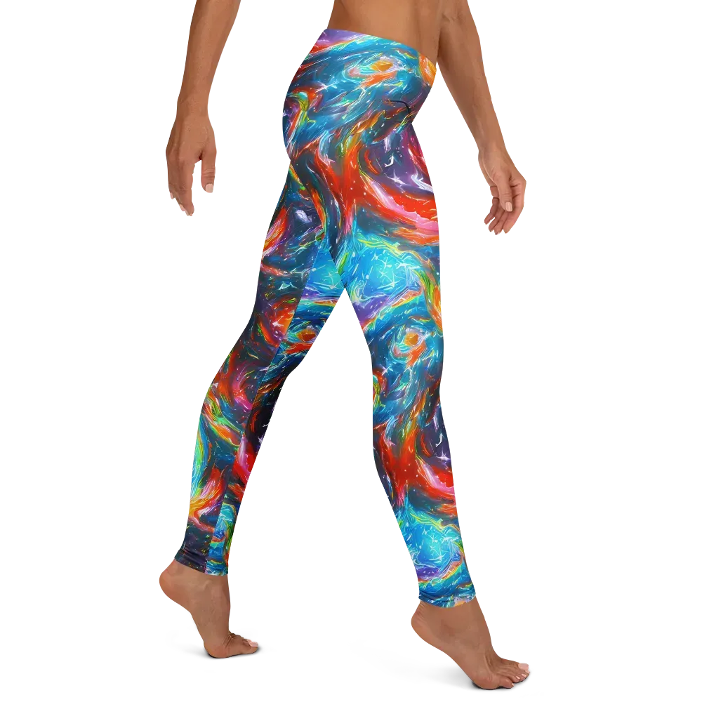 Chromatic Maelstrom on Leggings — Right