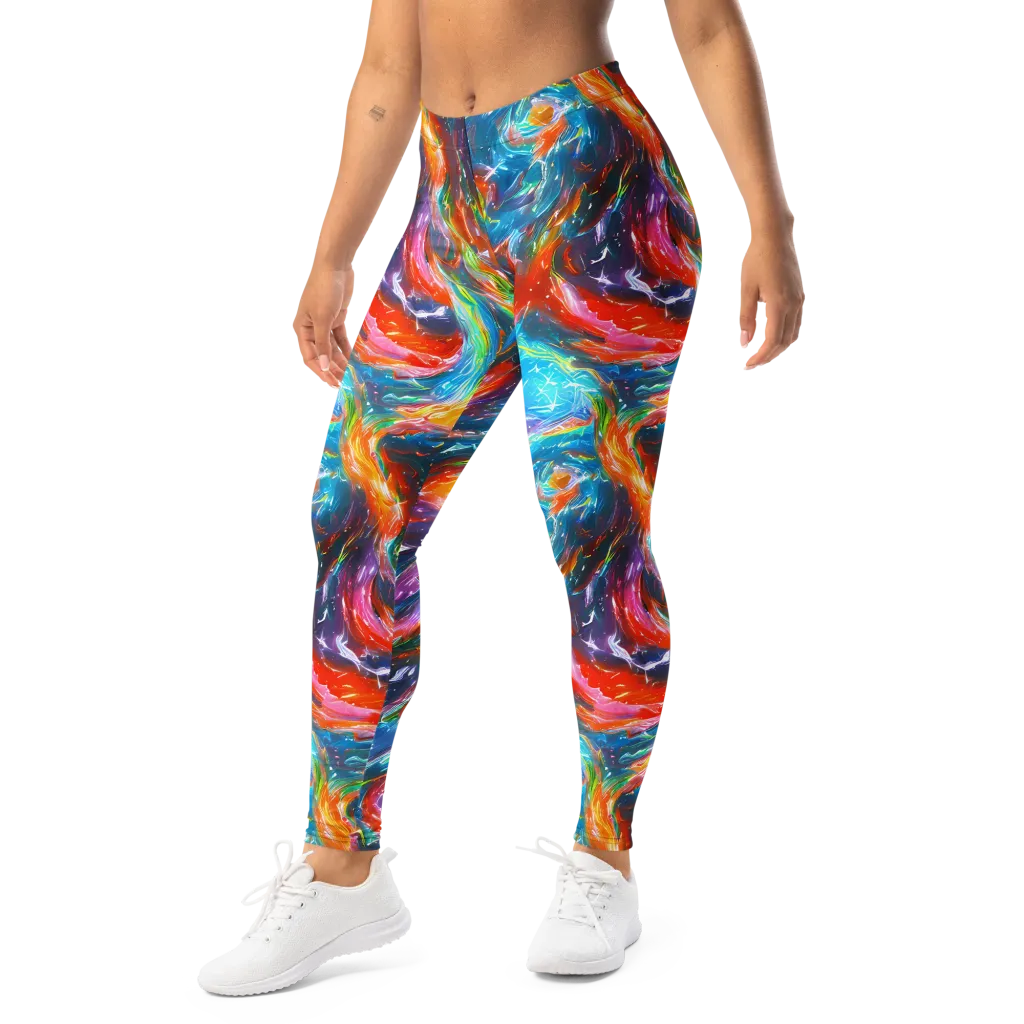 Chromatic Maelstrom on Leggings — Left Front