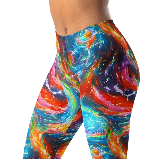 Chromatic Maelstrom on a Leggings