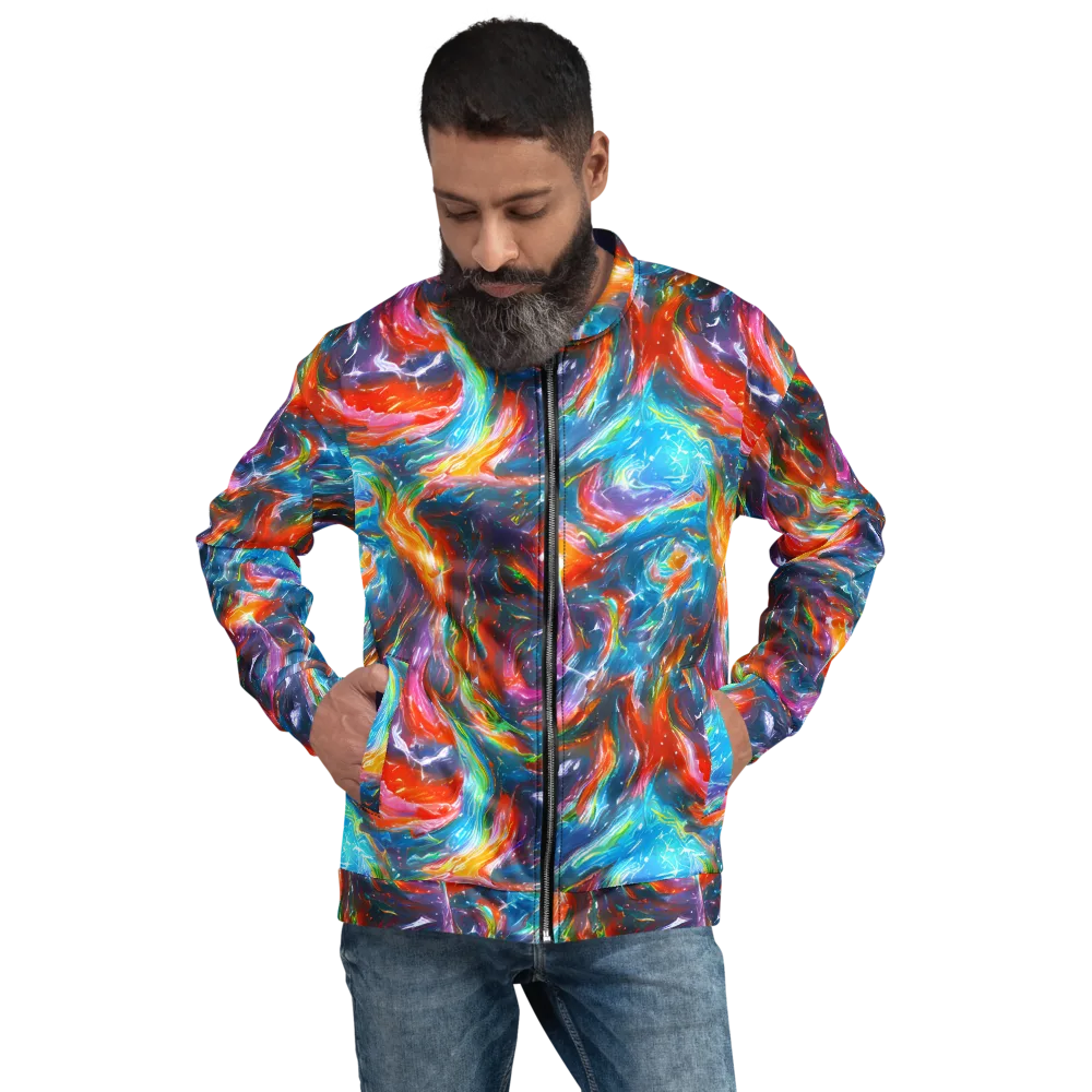 Chromatic Maelstrom on Bomber Jacket — Front
