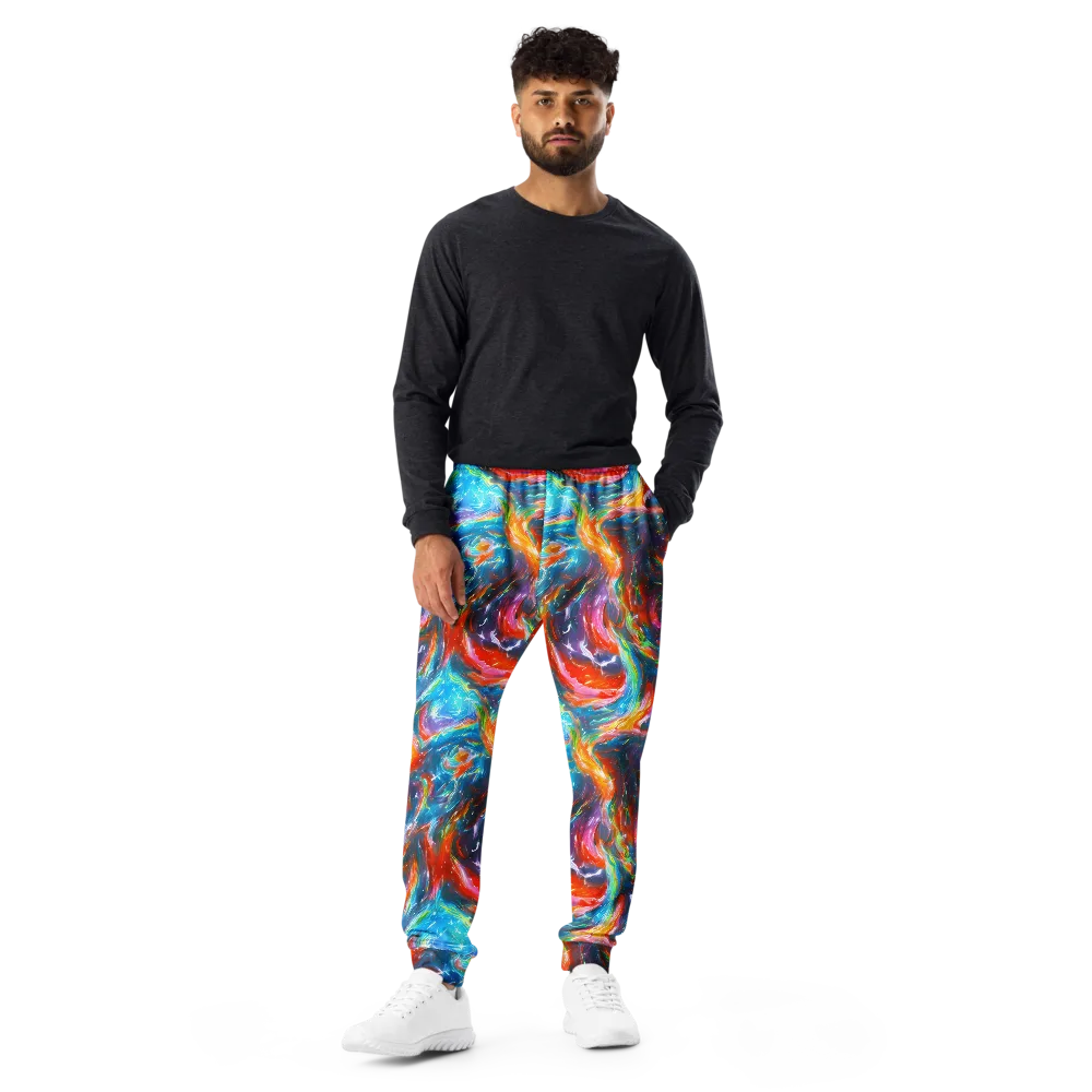 Chromatic Maelstrom on Men's Joggers — Front