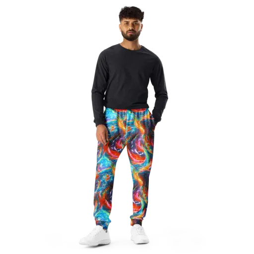 Chromatic Maelstrom on a Men's Joggers