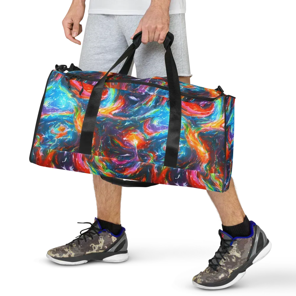 Chromatic Maelstrom on Duffle Bag — Front