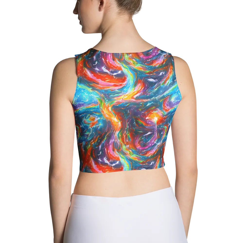Chromatic Maelstrom on Crop Top — Back