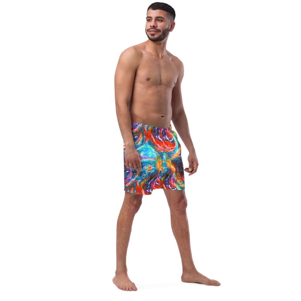 Chromatic Maelstrom on Swim Trunks — Right Front