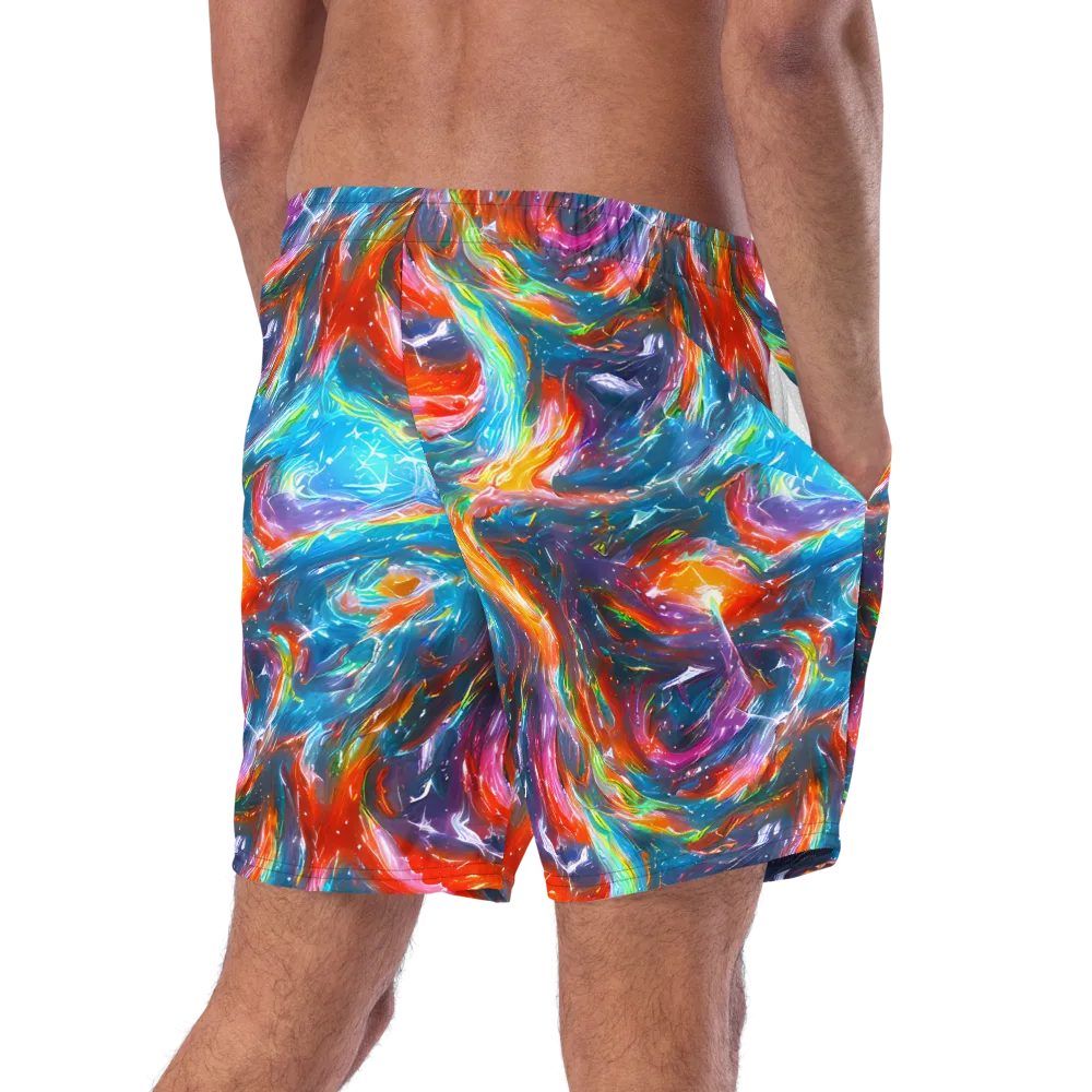 Chromatic Maelstrom on Swim Trunks — Right Back