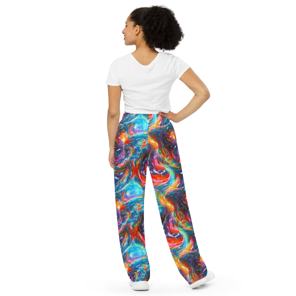 Chromatic Maelstrom on Wide-Leg Pants — Back