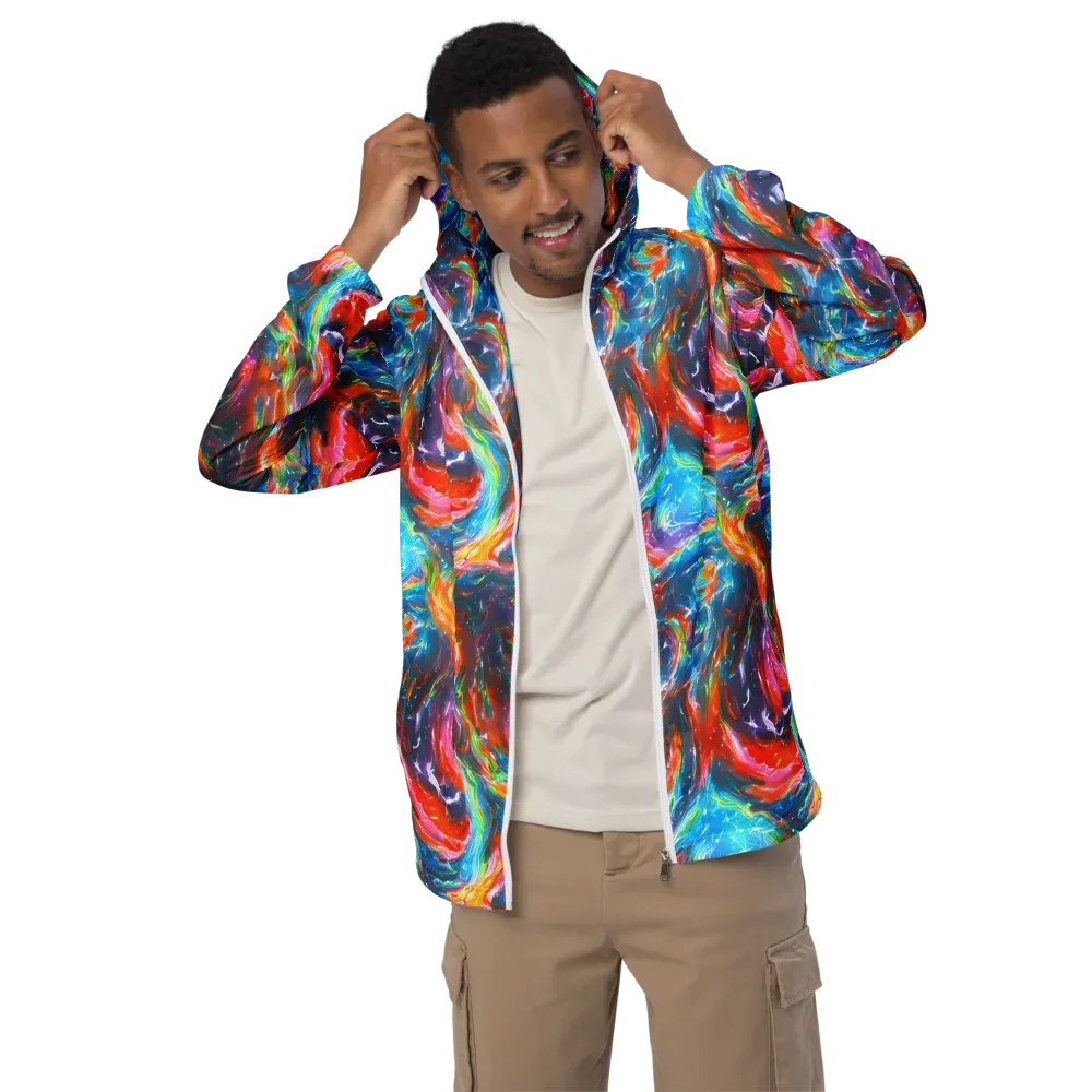 Chromatic Maelstrom on Men's Windbreaker — Front