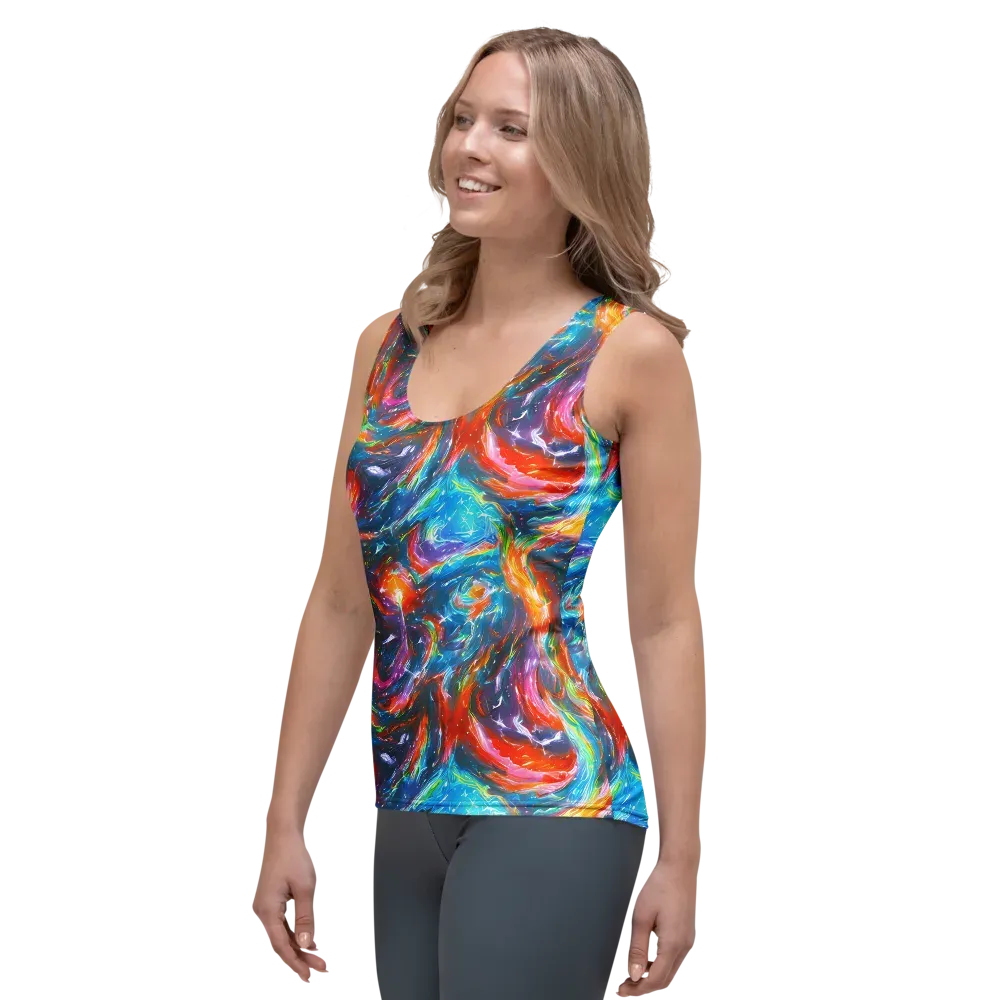 Chromatic Maelstrom on Women's Tank Top — Left Front