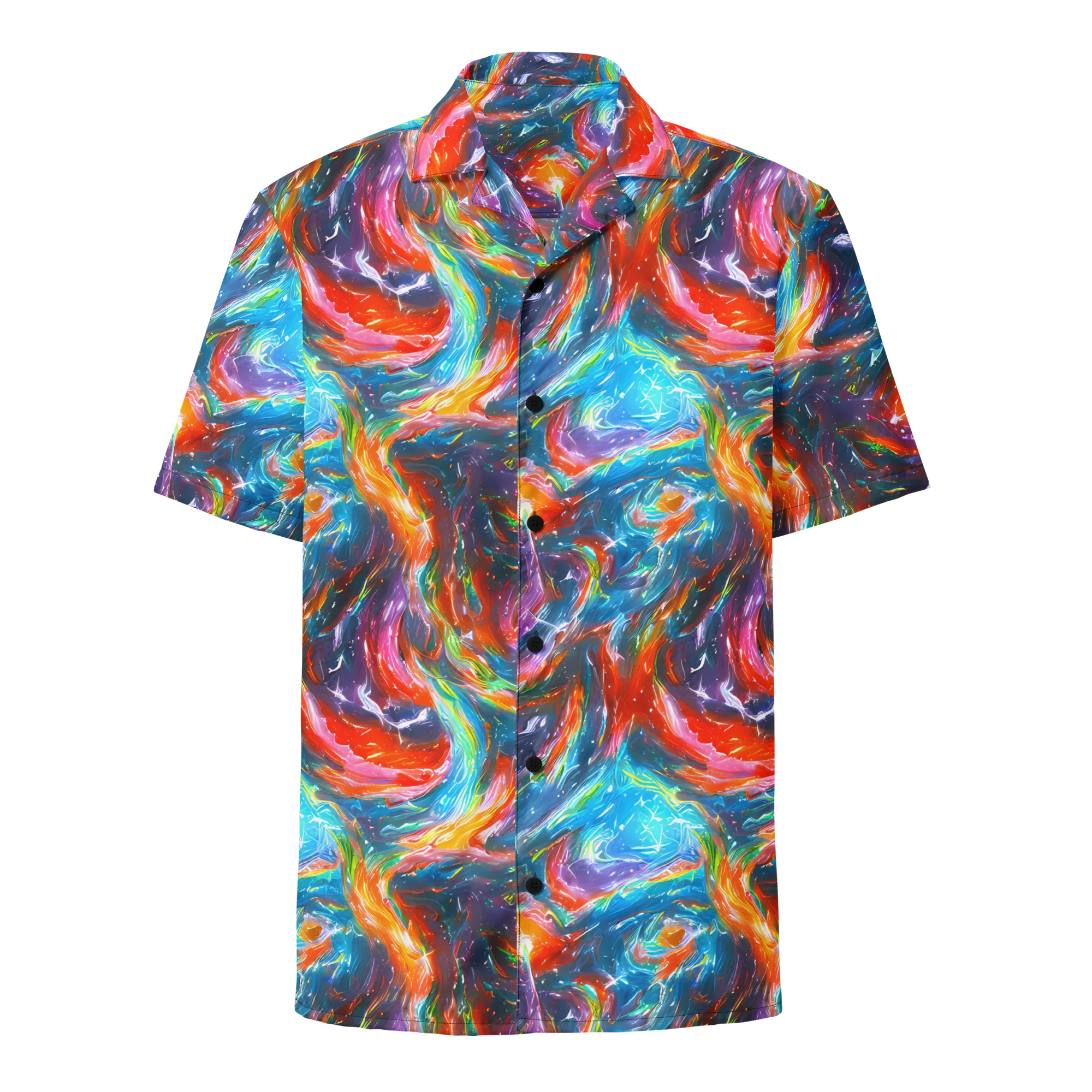 Chromatic Maelstrom on Button Shirt — Front
