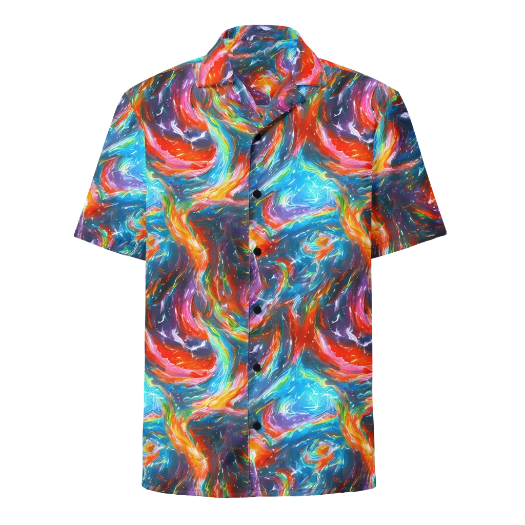 Chromatic Maelstrom on Button Shirt — Front
