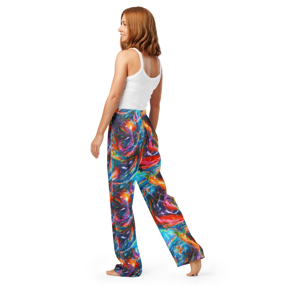 Chromatic Maelstrom on Women's Pajama Pants — Back