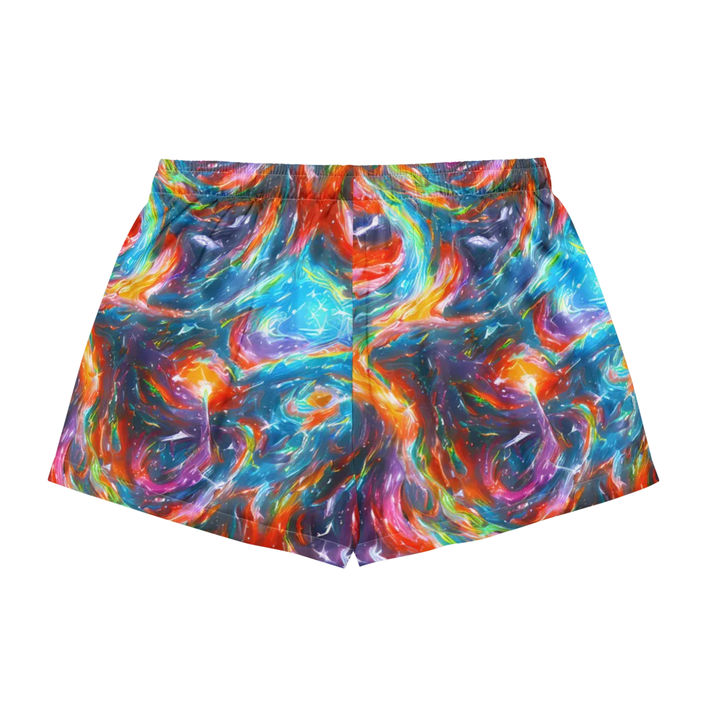 Chromatic Maelstrom on Women's Pajama Shorts — Back