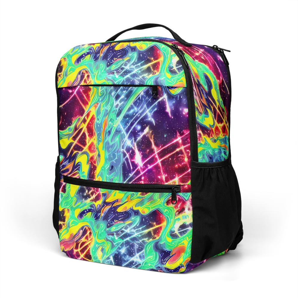 Stellar Vortex on Utility Backpack — Left Front
