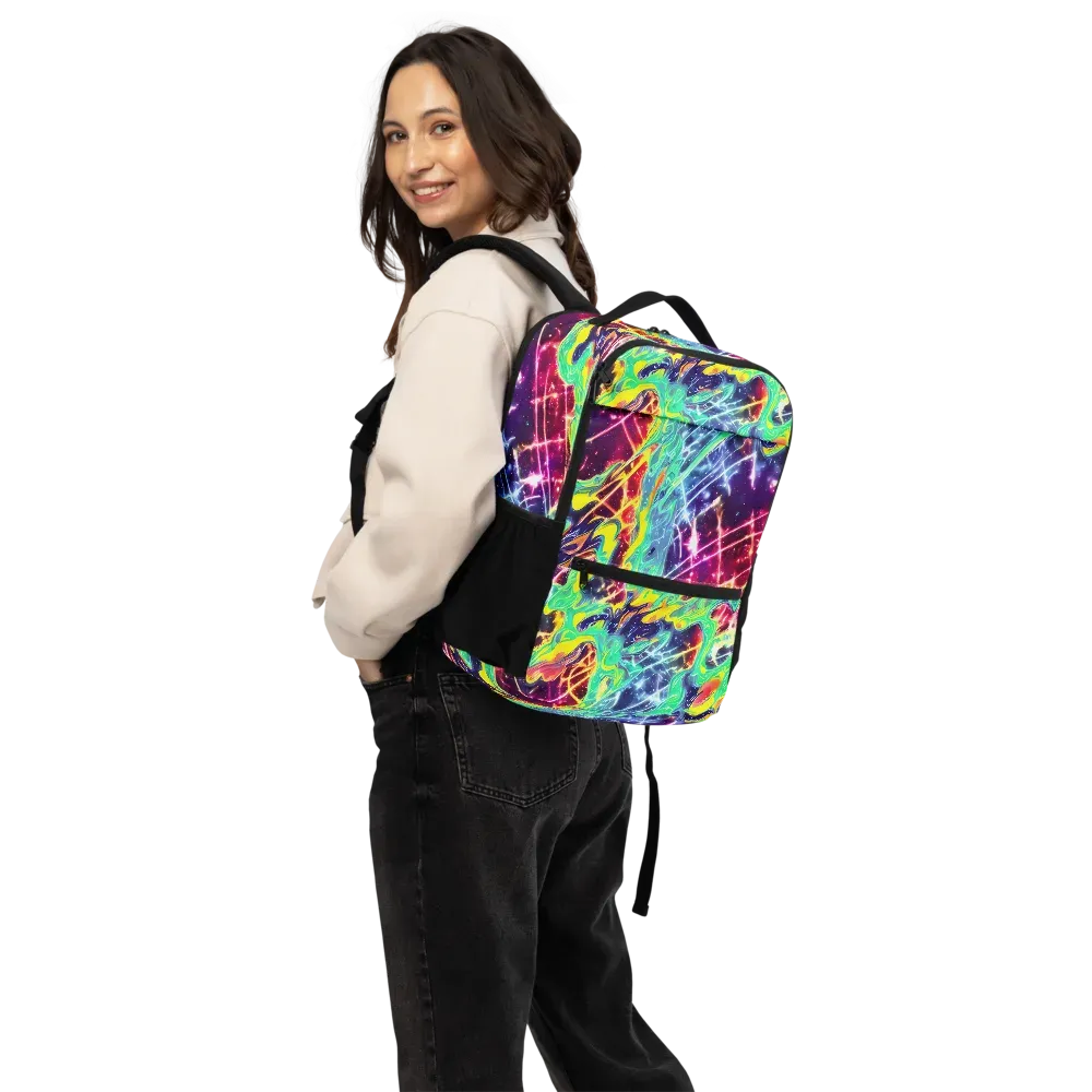 Stellar Vortex on Utility Backpack — Back