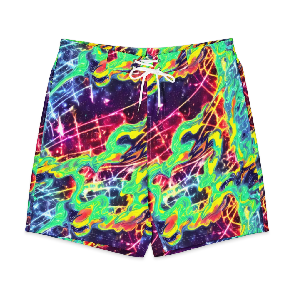 Stellar Vortex on Men's Board Shorts — Front