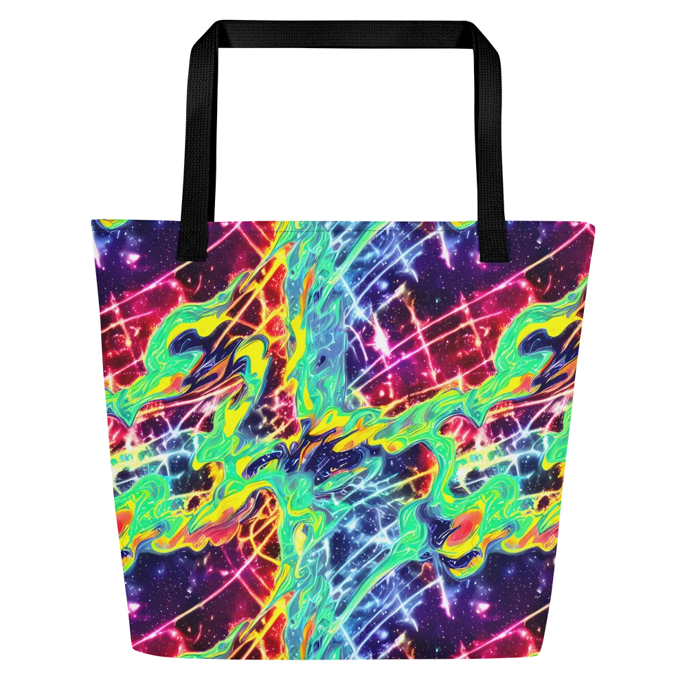 Stellar Vortex on Large Tote Bag W/ Pocket — Front