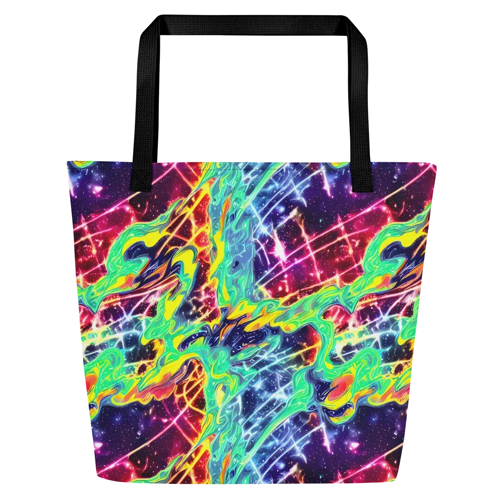 Stellar Vortex on Large Tote Bag W/ Pocket — Front