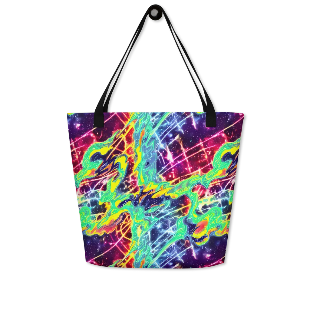 Stellar Vortex on Large Tote Bag W/ Pocket — Front