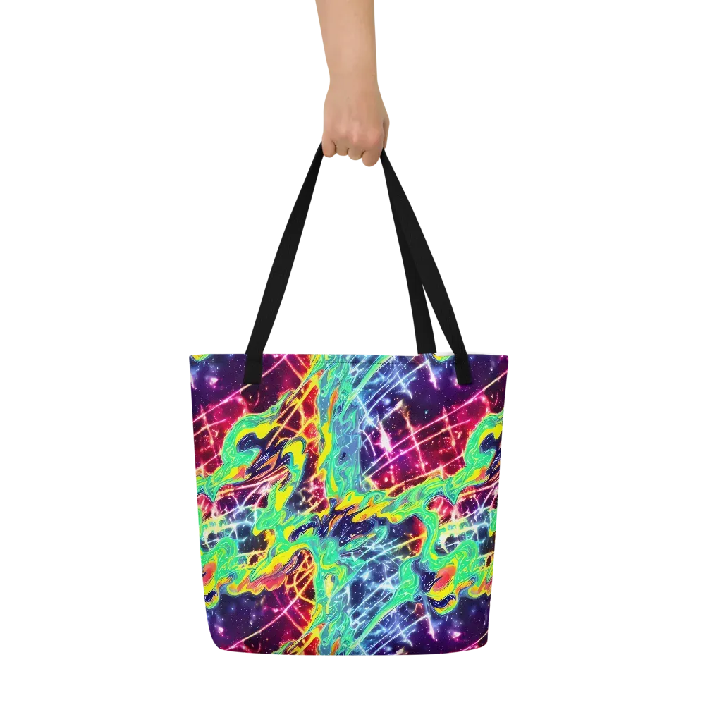 Stellar Vortex on Large Tote Bag W/ Pocket — Front