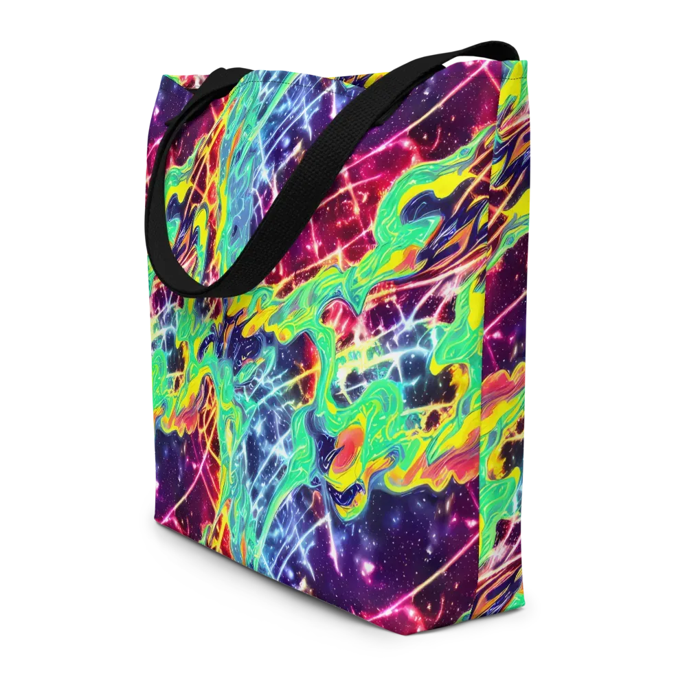 Stellar Vortex on Large Tote Bag W/ Pocket — Front
