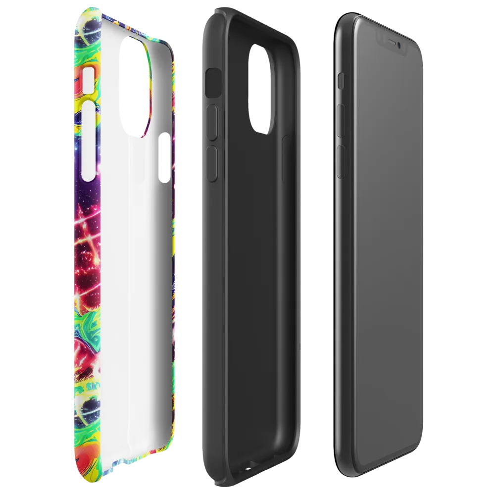 Stellar Vortex on Tough Case for iPhone® — Right