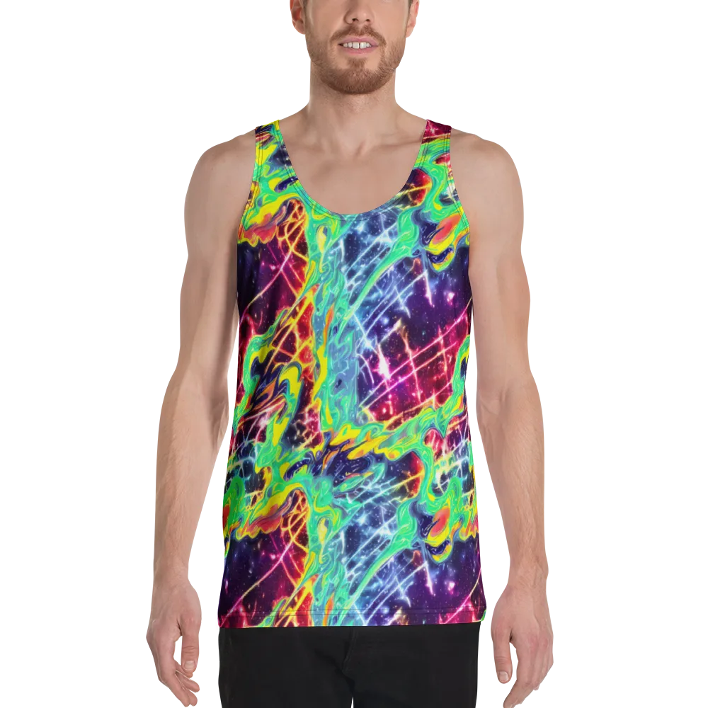Stellar Vortex on Men's Tank Top — Front