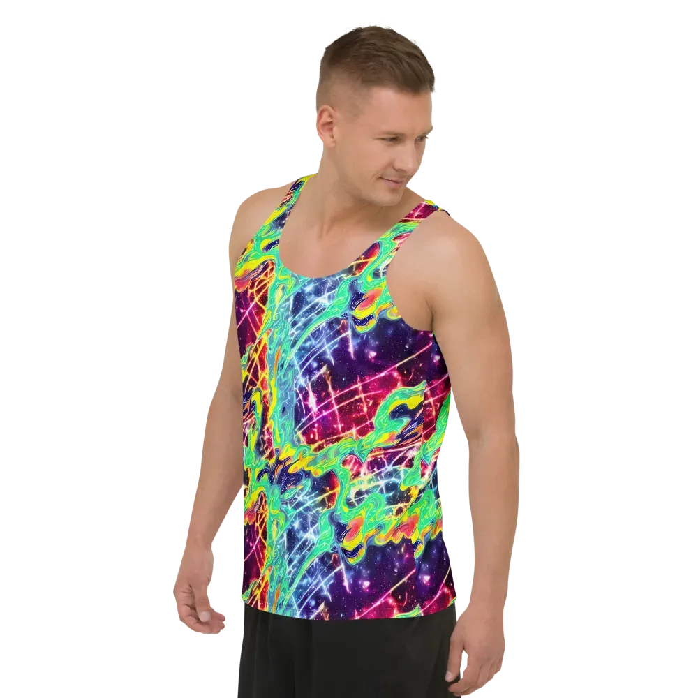 Stellar Vortex on Men's Tank Top — Left Front
