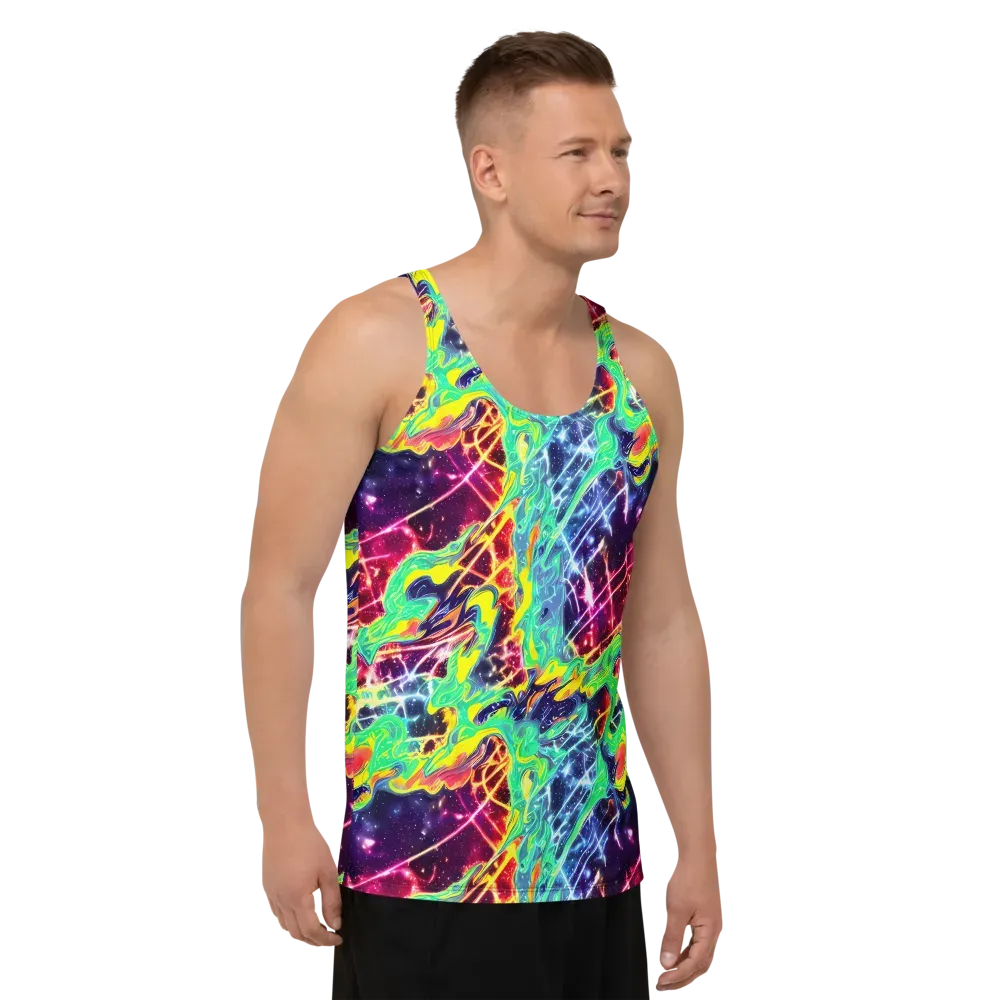 Stellar Vortex on Men's Tank Top — Right Front