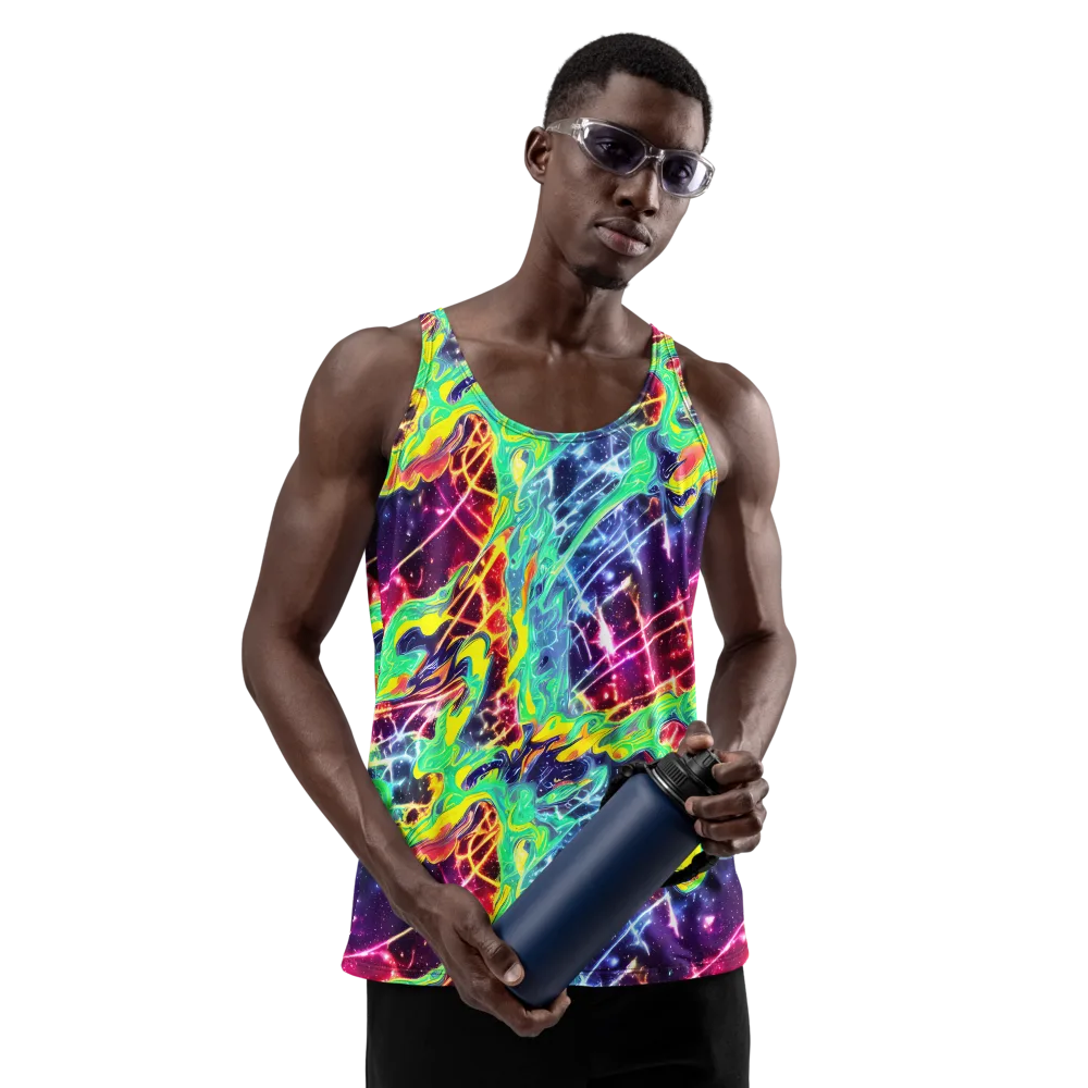 Stellar Vortex on Men's Tank Top — Front