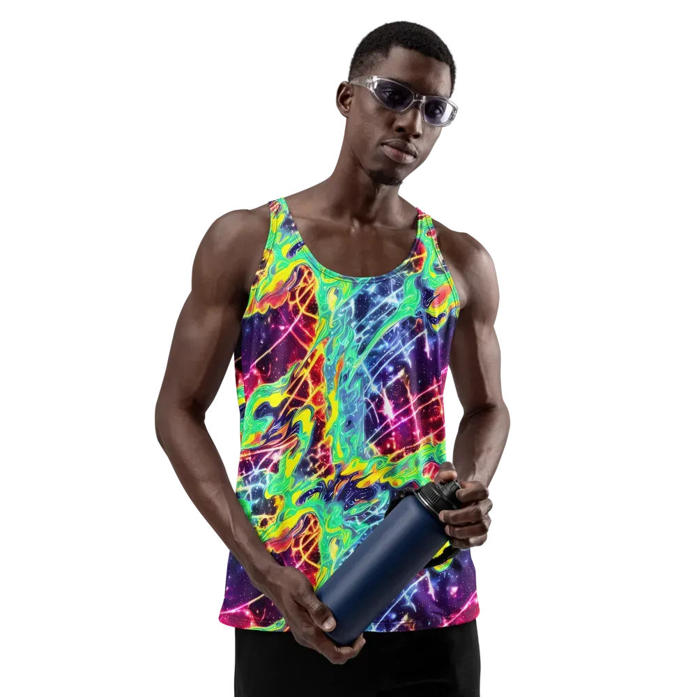 Stellar Vortex on Men's Tank Top — Front