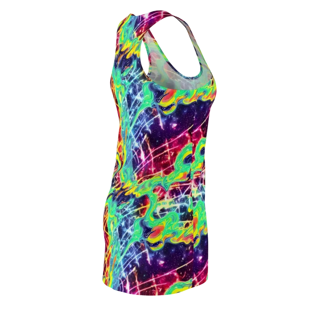 Stellar Vortex on Racerback Dress — Back Side