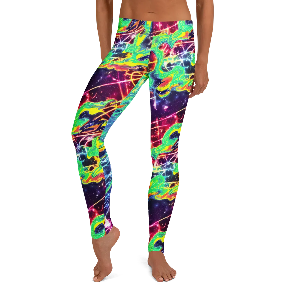 Stellar Vortex on Leggings — Front