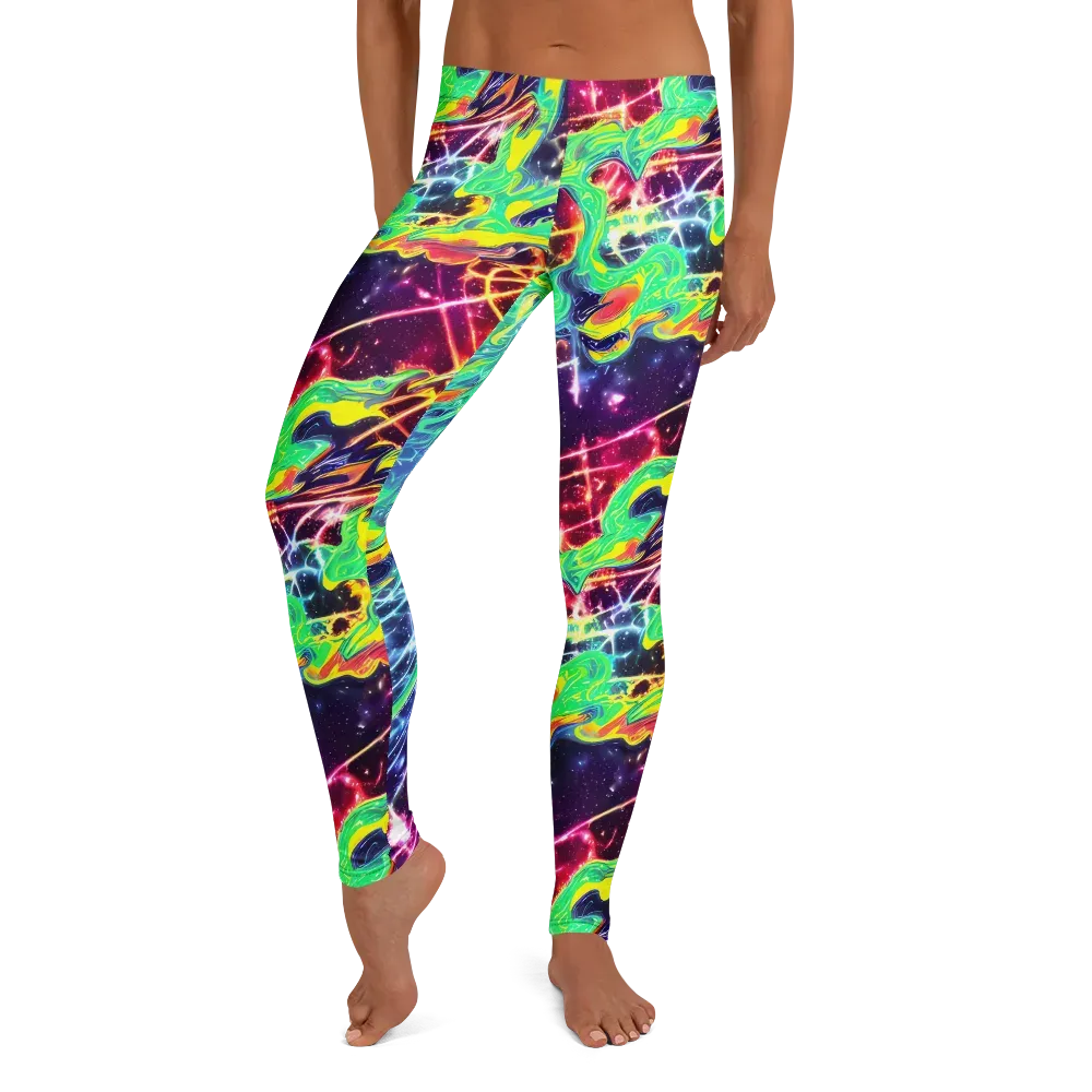 Stellar Vortex on Leggings — Front